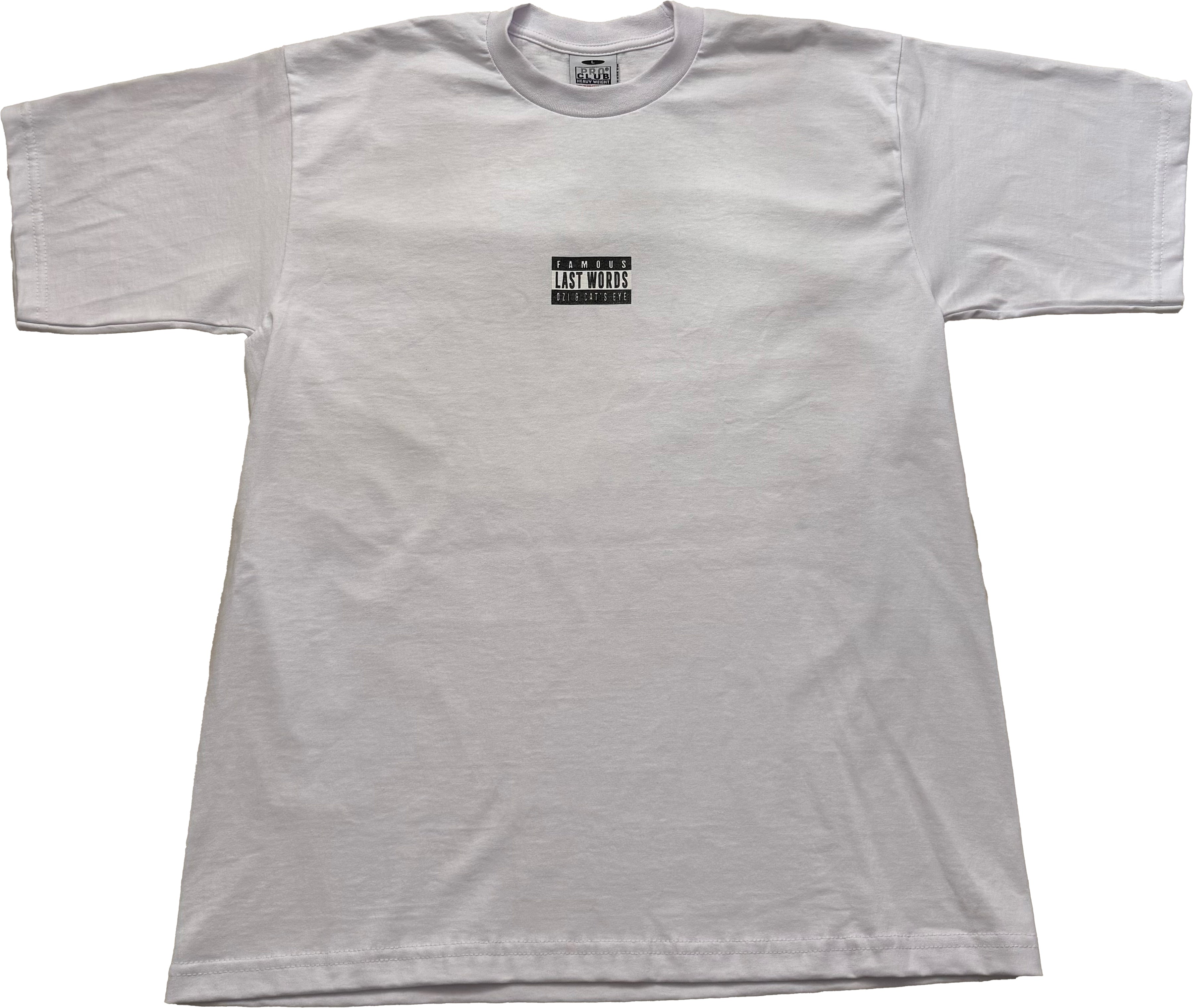 Famous Last Words t-shirt